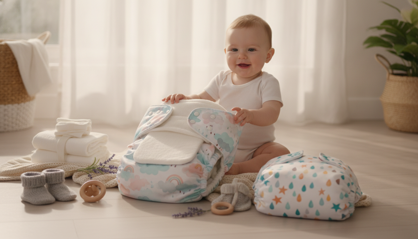 Adjustable Waterproof Cloth Diapers: Soft Fit 6–33 lbs