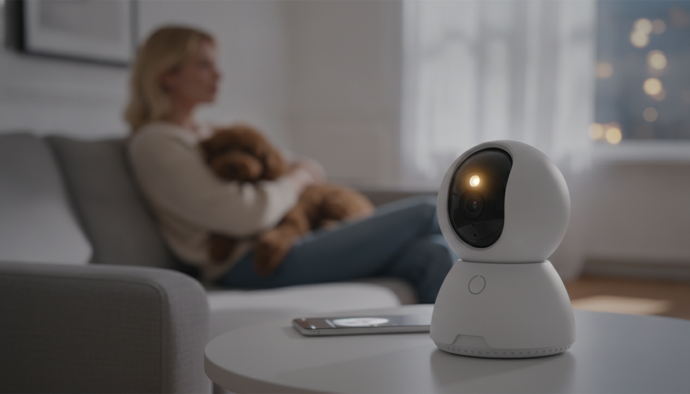 HD Indoor Security Camera: Night Vision + Two‑Way Talk
