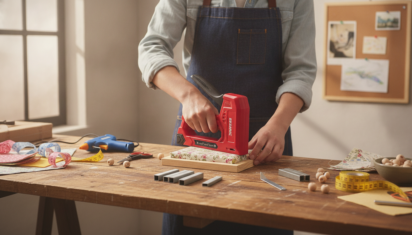 Light Duty Staple Gun Kit: Easy Staples for Crafts