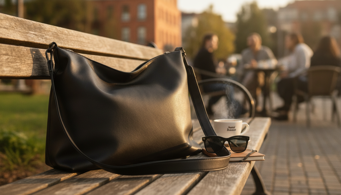 Soft PU Baguette Tote: Large Shoulder & Crossbody Bag