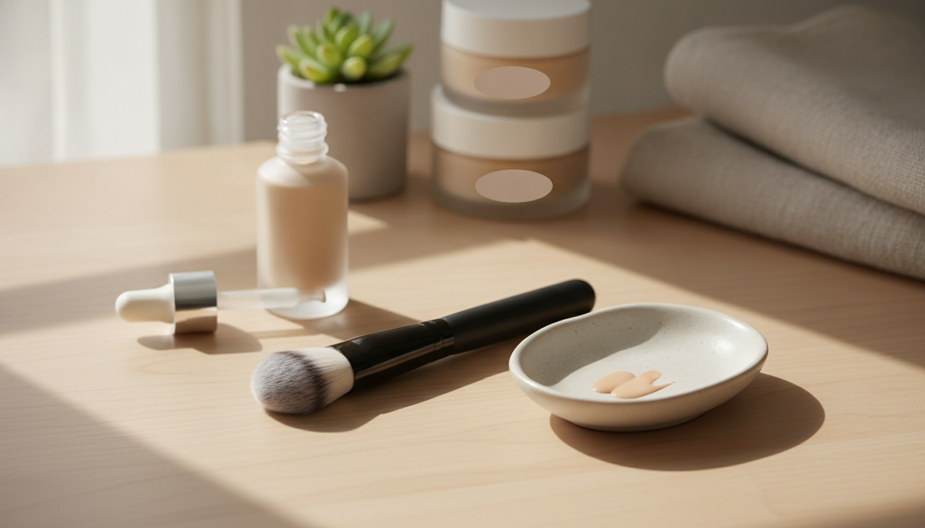 Ultra-Thin Foundation Brush for Smooth, Natural Coverage